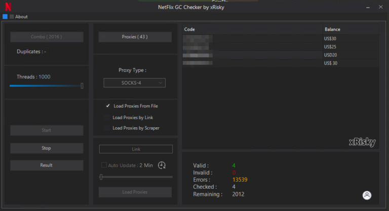 netflix checker coded by evg