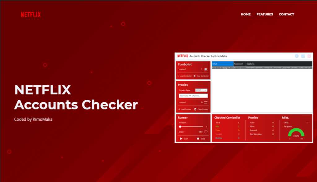 Netflix Accounts Checker