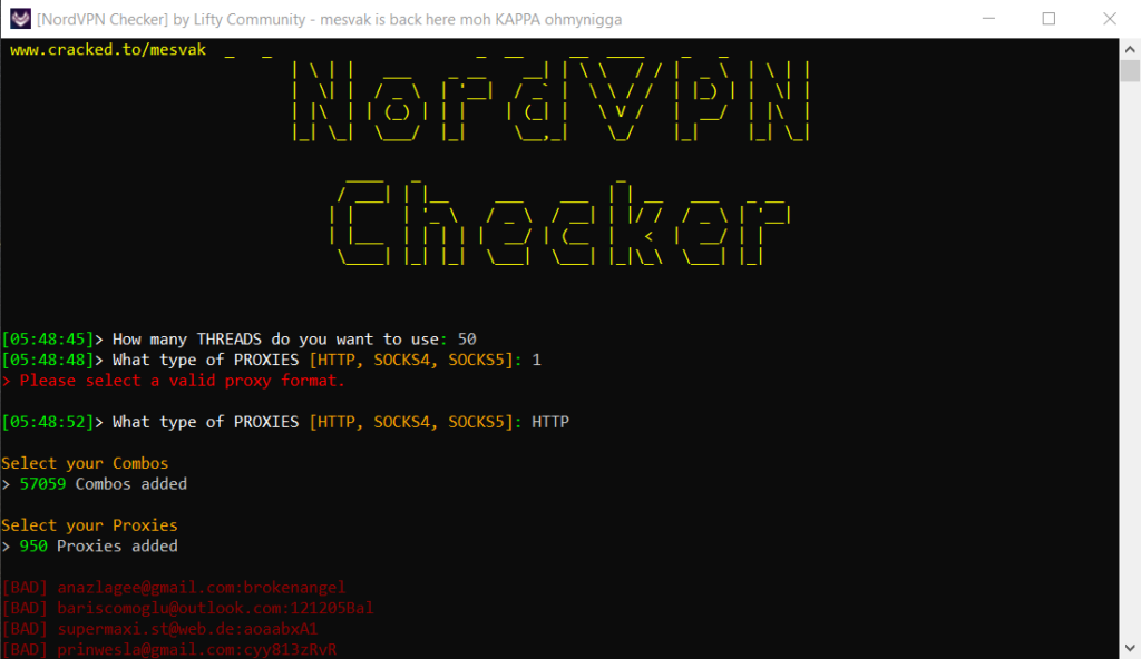 Latest NordVPN Checker