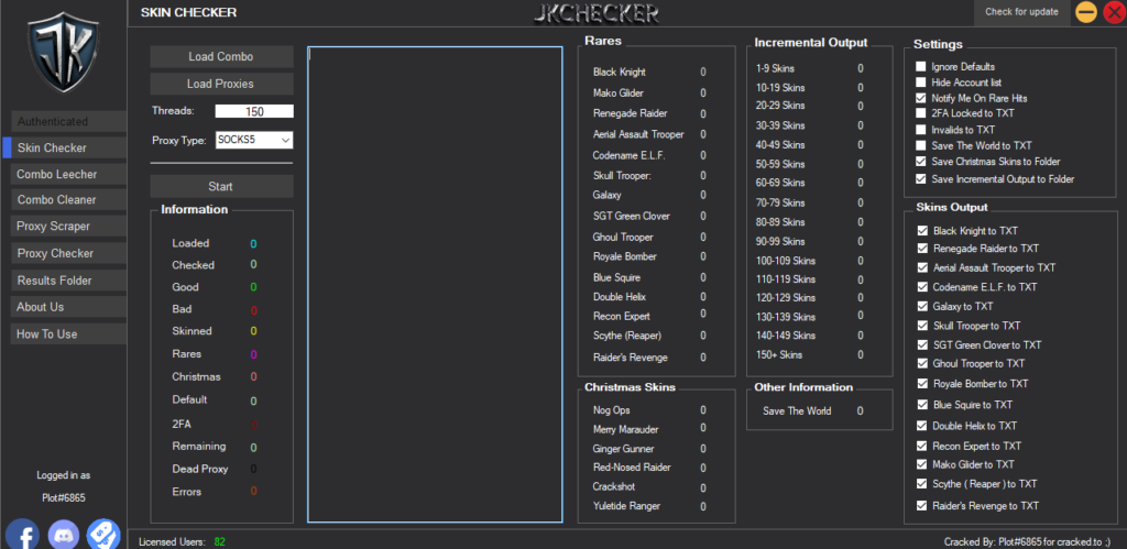 FORTNITE SKIN CHECKER