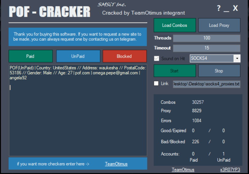 Roblox Account Cracker Tool