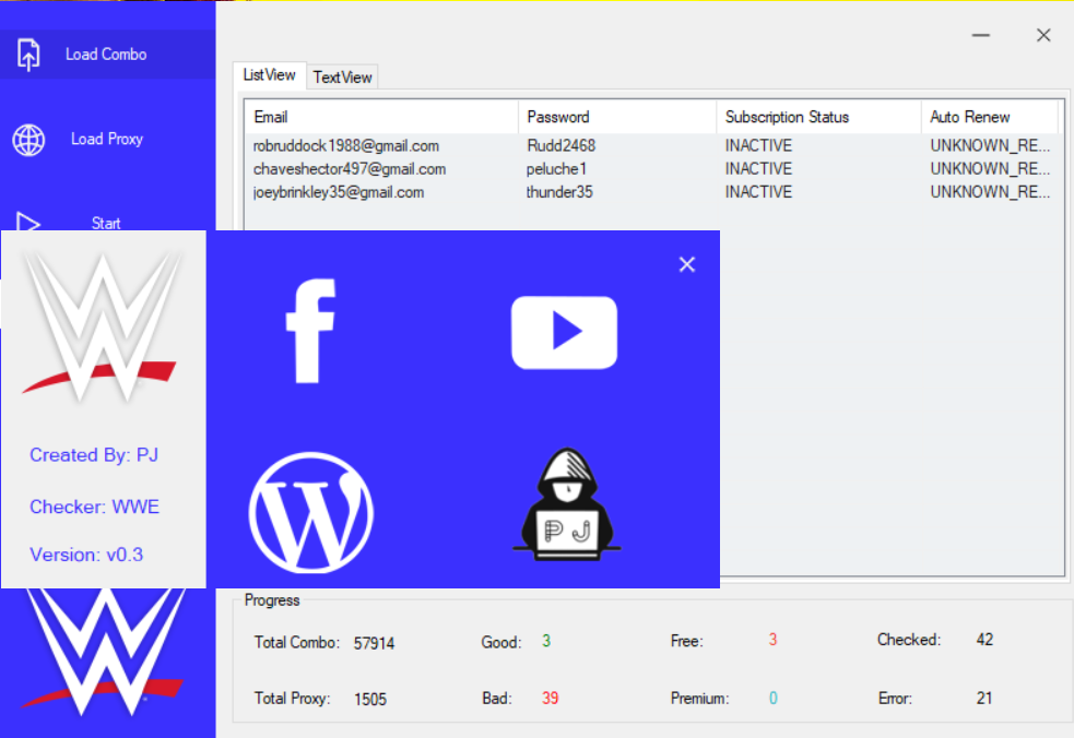 WWE Checker v0.3