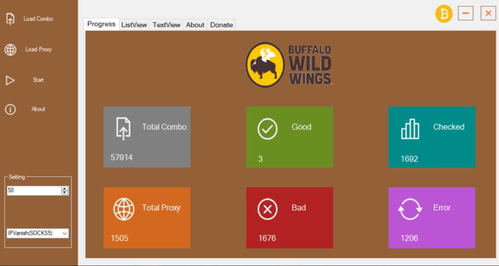 Buffalo Wild WIngs Checker | V1.0