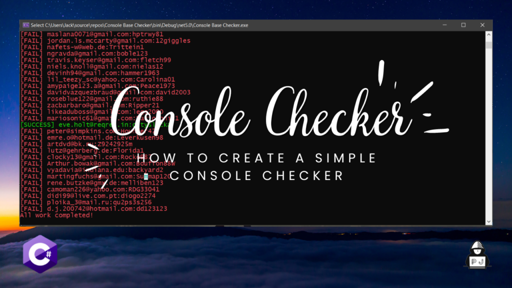 console checker part 1 source code